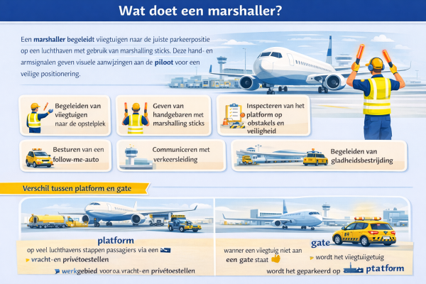 Wat doet een marshaller
